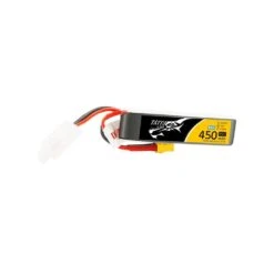 Tattu 7.6V 2S 450mAh 95C LiHV Micro Battery (Long Type) - XT30