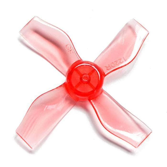 Gemfan 1220-4 Quad-Blade 31mm Micro/Whoop Prop 8 Pack (0.8 Mm Shaft) - Choose Your Color