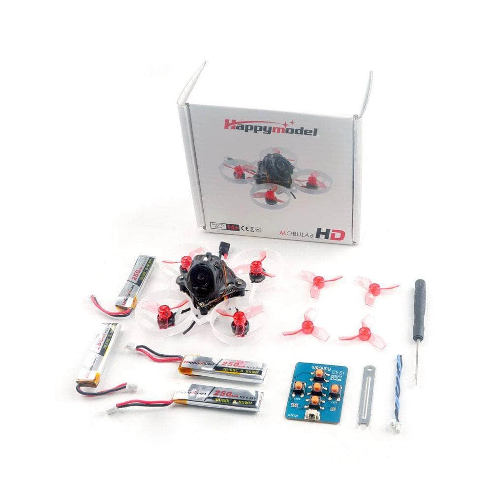 HappyModel BNF Mobula6 HD V2 1S Analog Whoop Quad - Choose Your RX - Image 6