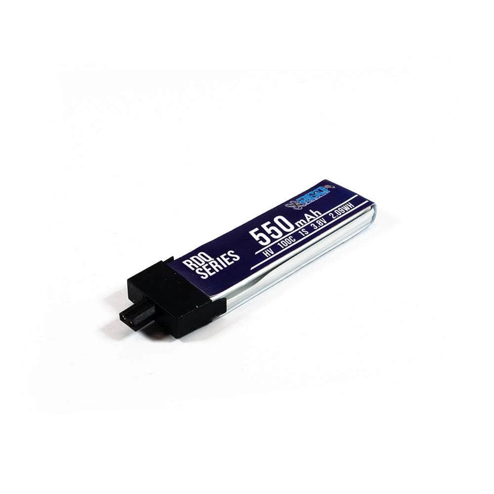 RDQ Series 3.8V 1S 550mAh 100C LiHV Whoop/Micro Battery W/ Plastic Head - Choose Version - Image 2