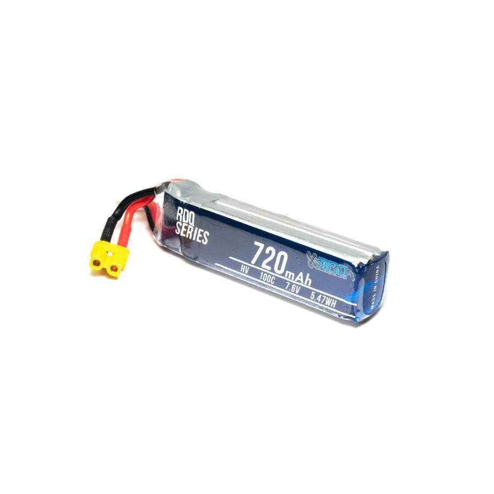 RDQ Series 7.6V 2S 720mAh 100C LiHV Whoop/Micro Battery - XT30