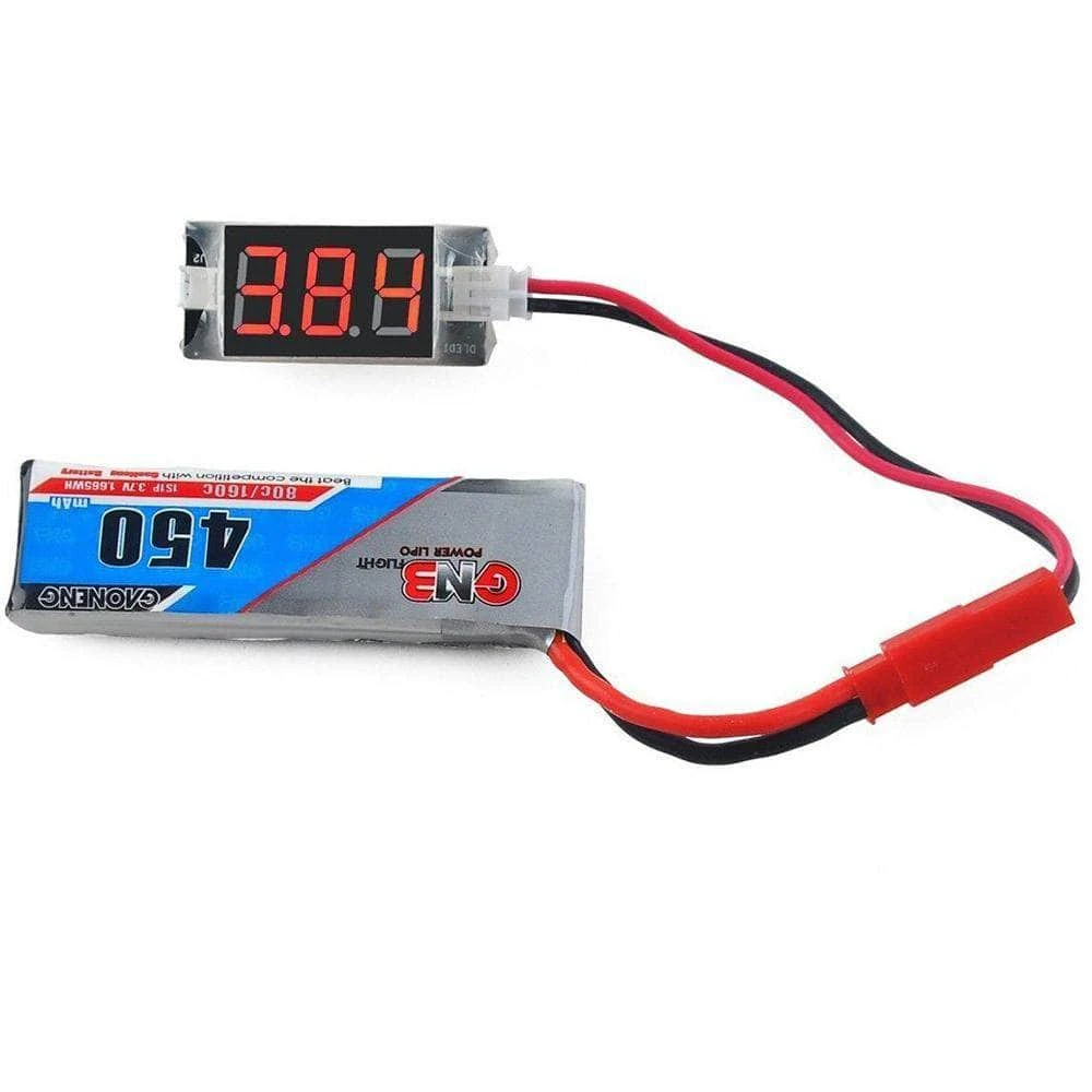 1S LiPo Whoop Battery Checker - PH2.0 And JST 1.25 - Image 3
