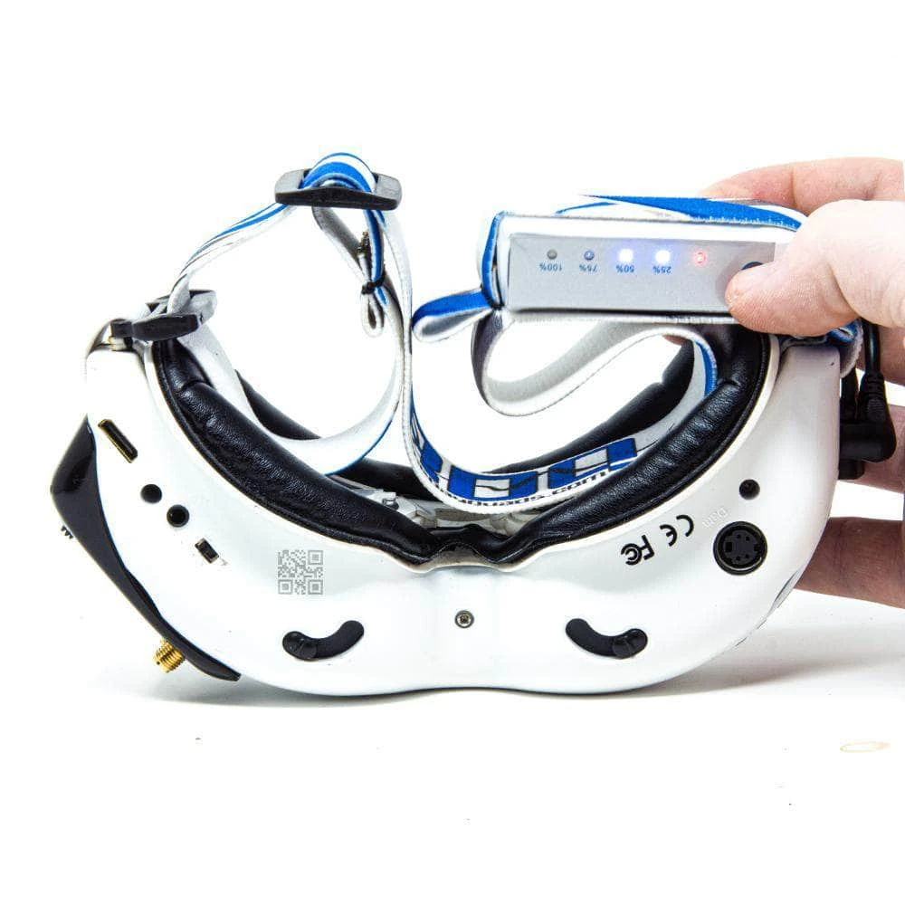 RDQ Series 7.4V 2S 3000mAh 5C FPV Goggle LiPo Battery W/ Charge Indicator - Barrel Jack & XT60 - Image 3