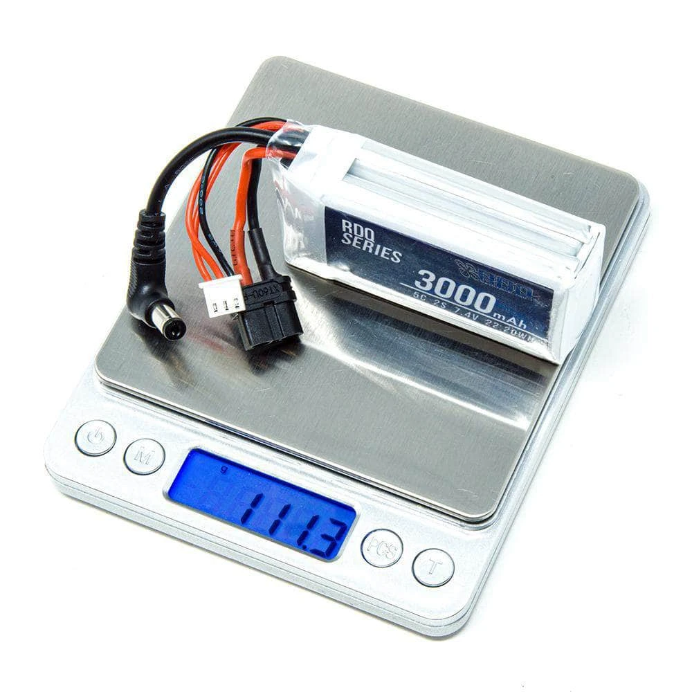 RDQ Series 7.4V 2S 3000mAh 5C FPV Goggle LiPo Battery W/ Charge Indicator - Barrel Jack & XT60 - Image 12