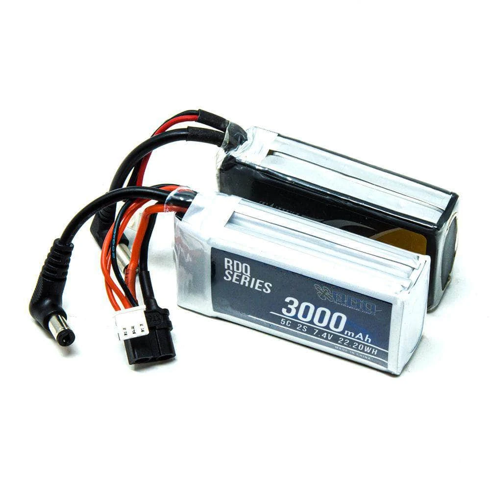 RDQ Series 7.4V 2S 3000mAh 5C FPV Goggle LiPo Battery W/ Charge Indicator - Barrel Jack & XT60 - Image 11
