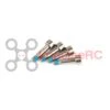 ImpulseRC M3 X 12mm - HT Shoulder Bolt 4 Pack - Gunmetal