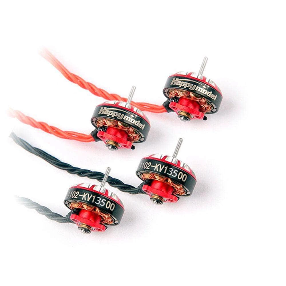 HappyModel EX1102 13500Kv (1.5mm Shaft) Whoop/Micro Motor 4 Pack For Mobula7 HD