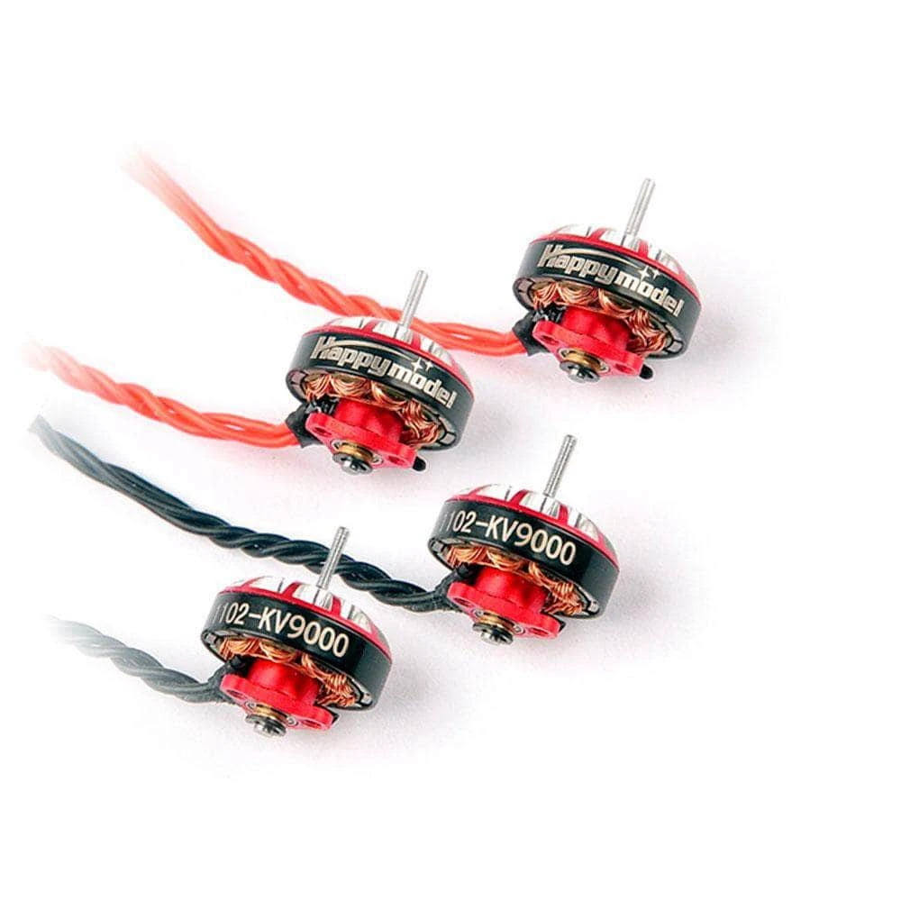 HappyModel EX1102 9000Kv (1.5mm Shaft) Whoop/Micro Motor 4 Pack For Mobula7 HD
