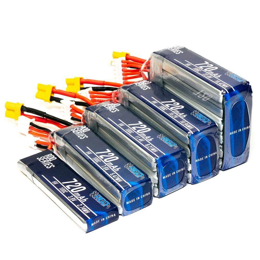 RDQ Series 11.4V 3S 720mAh 100C LiHV Whoop/Micro Battery - XT30 - Image 4