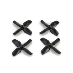 HQ Prop 1.2x1.3x4 Quad-Blade 31mm Micro/Whoop Prop 4 Pack (0.8mm Shaft) - Black