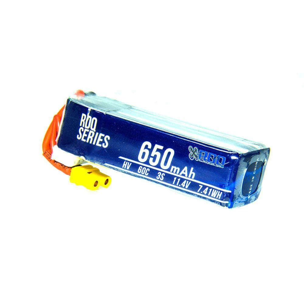 RDQ Series 11.4V 3S 650mAh 60C LiHV Micro Battery - XT30 - Image 2